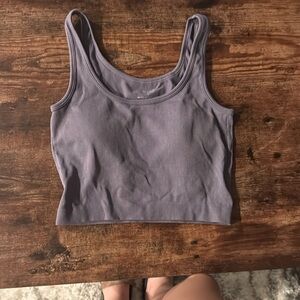 Lavender Ribbed Tank Top